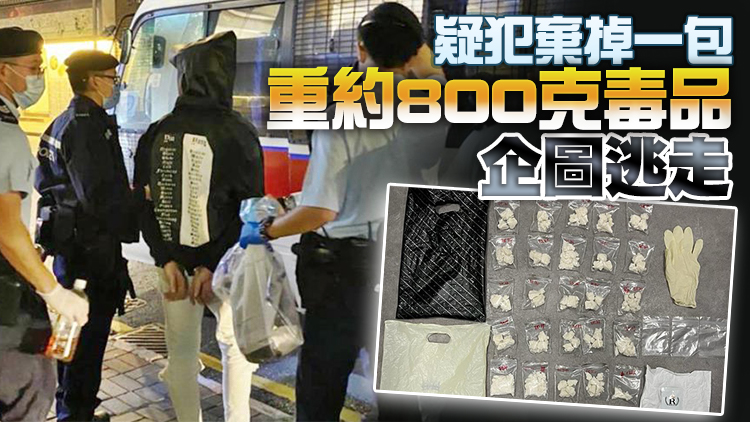 警方觀塘檢獲110萬元毒品拘1人
