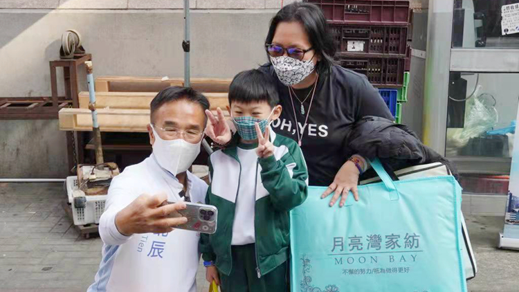 田北辰屯門擺街站 冀選民支持理性論政路線