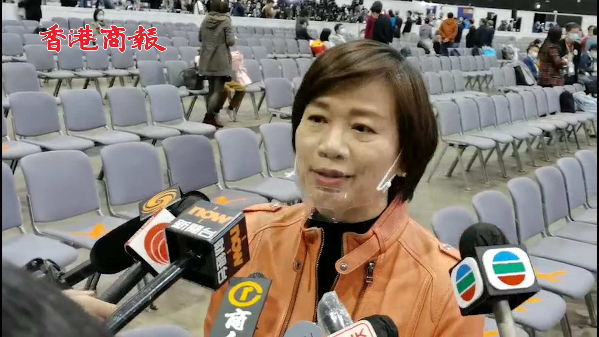 有片丨梁美芬獲得1348票連任議員 成選委會界別「票后」