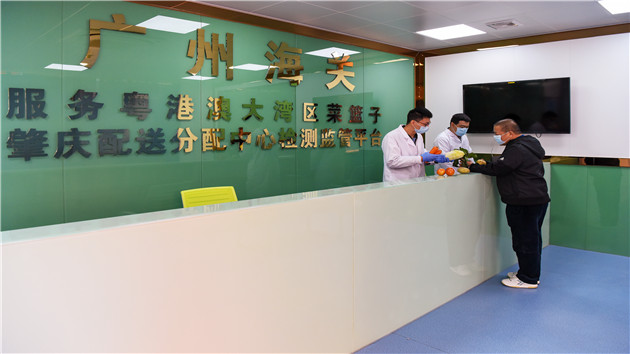 大灣區「菜籃子」產品肇慶配送分中心正式開業