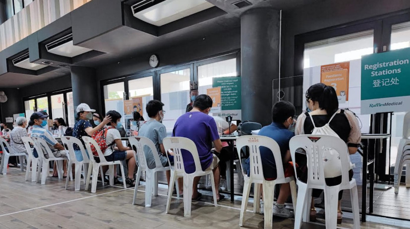 新加坡過半小四至小六生預約接種新冠疫苗