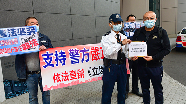 市民讚警方果斷執法 稱對反中亂港分子不能手軟