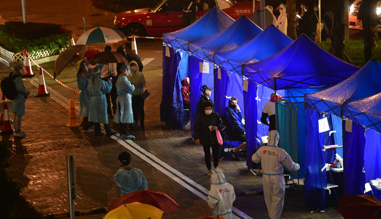 圖集丨東涌藍天海岸3期影岸·紅A座26日晚8時起圍封強檢