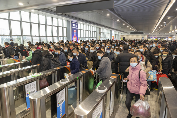 春運啟動十天發送旅客2.6億人次  同比增長約46%