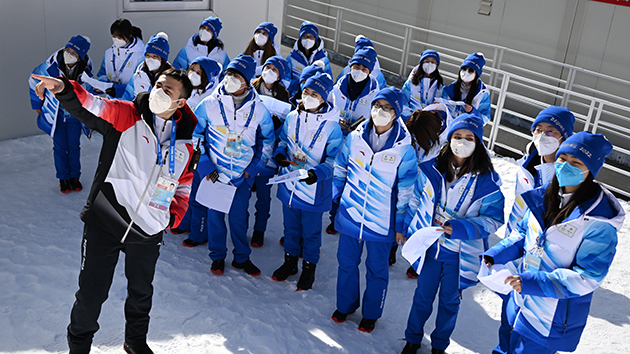 國家高山滑雪中心320名志願者全部到崗