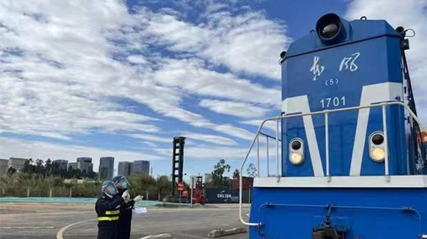 虎力全開！深圳「灣區號」虎年首趟國際班列開出