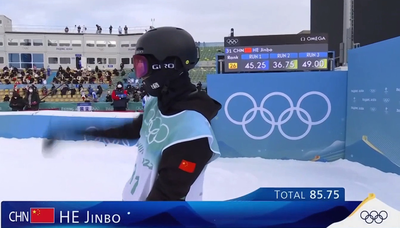 自由式滑雪男子大跳台 中國小將何金博位列27名