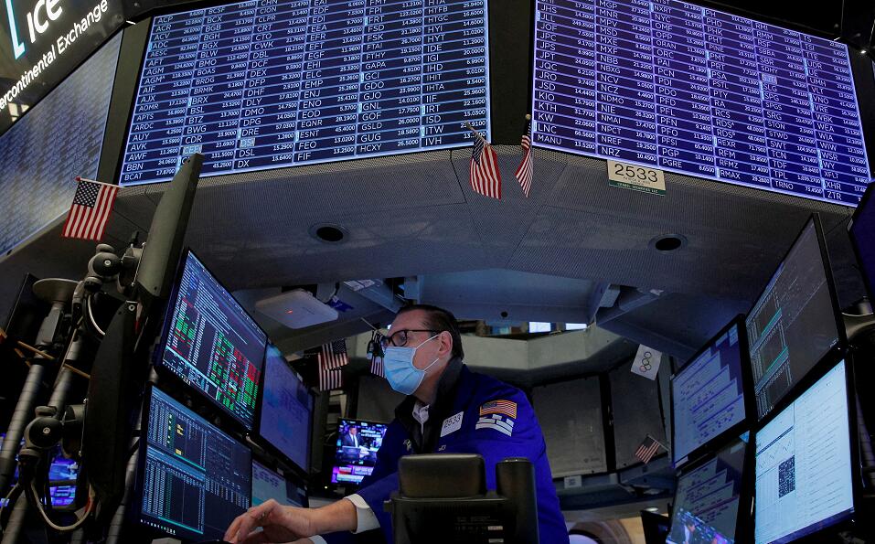 美債收益率飆升 道指早段升逾百點