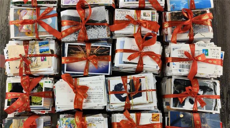 數萬封網友明信片寄送赴中國參賽冰雪健兒