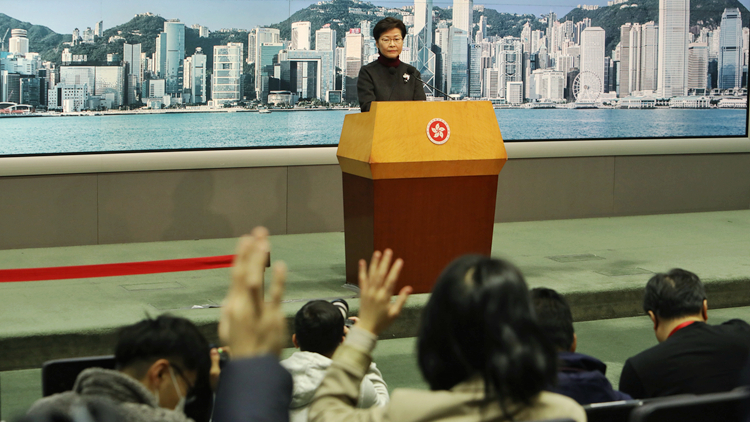 初步確診記者曾參加記者會 特首辦：慎重起見林鄭會接受核酸檢測