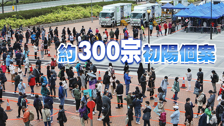 消息：本港今日新增約986宗確診個案