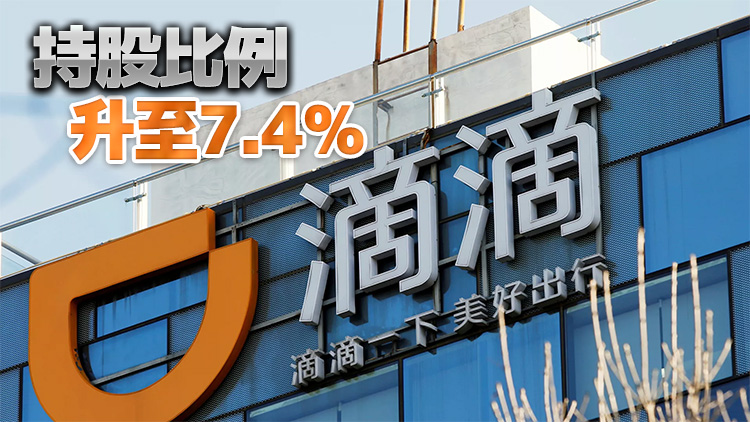 滴滴股價大漲近9% 騰訊增持拉動