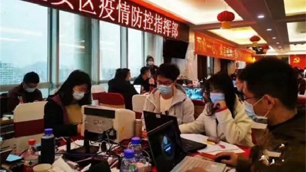 深圳寶安教師抗疫先鋒隊日夜堅守在石岩