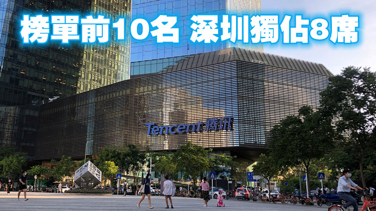 廣東企業500強榜單出爐  騰訊華為樂信等深企佔比4成