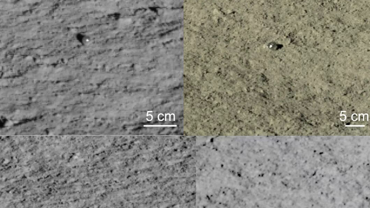 玉兔二號發現厘米級透明的月球玻璃球