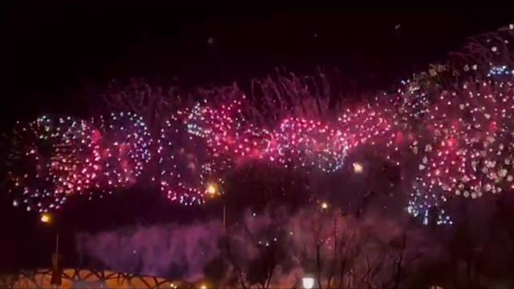 有片 | 北京冬奧會閉幕式煙花表演絕美現場