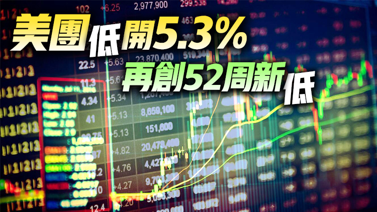 恒指低開218點 聯想集團染藍今早高開4.2%
