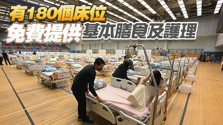 石硤尾公園體育館設暫託中心 為醫管局轉介長者提供照顧服務