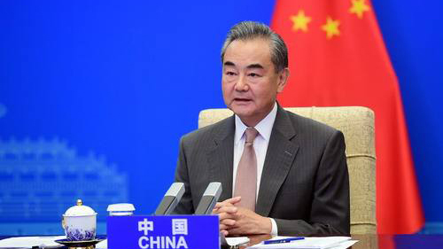 王毅應約同烏克蘭外長庫列巴通電話