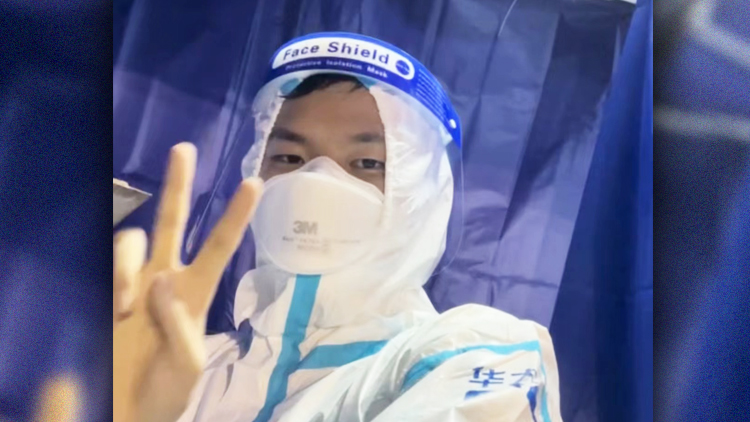 【特寫】帥氣零零後港青 奔赴抗疫最前線