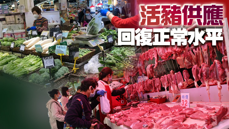 7日內地供港蔬菜2000公噸 冰鮮豬肉家禽62公噸及9800隻