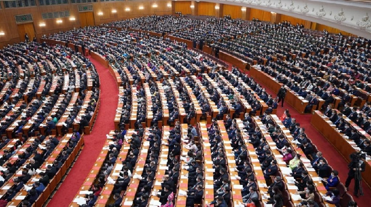 十三屆全國人大五次會議在京閉幕 習近平等黨和國家領導人出席