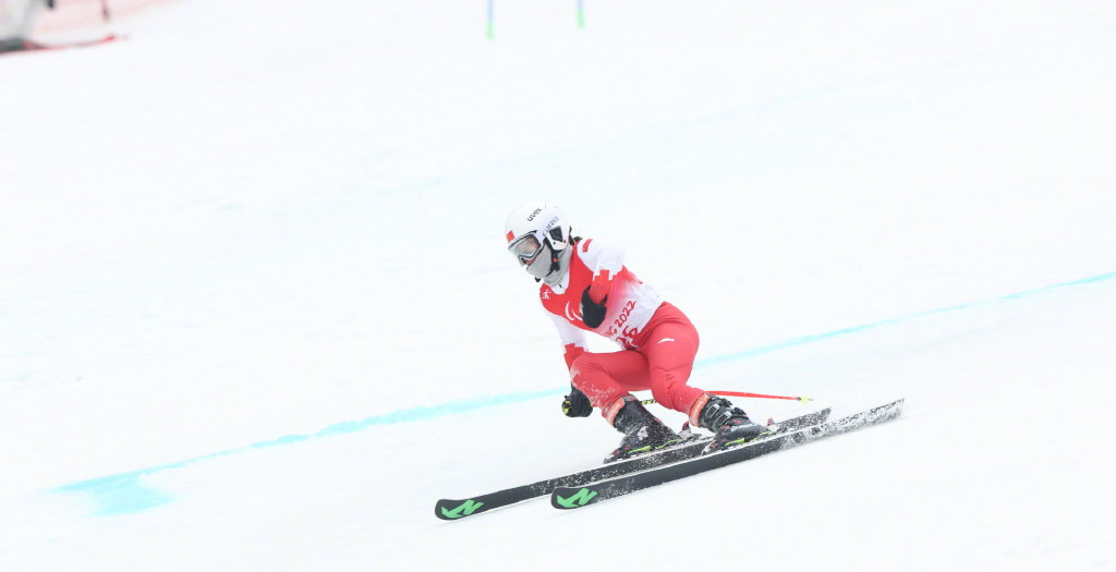 第12金！張夢秋高山滑雪女子大迴轉站姿組奪冠