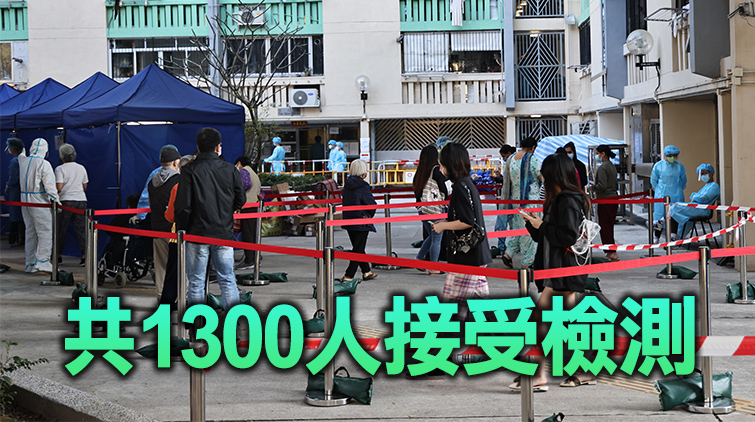 何文田愛民邨德民樓強檢發現209宗初陽及54宗不確定個案