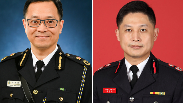 黃國興下周升任懲教署署長  楊恩健任消防處長
