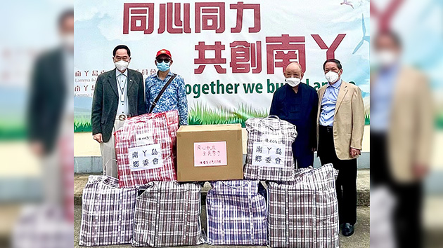 儒釋道派防疫物資 為港人打氣