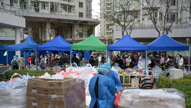 過去14天全港約有6293幢確診大廈 元朗及東區均逾500座
