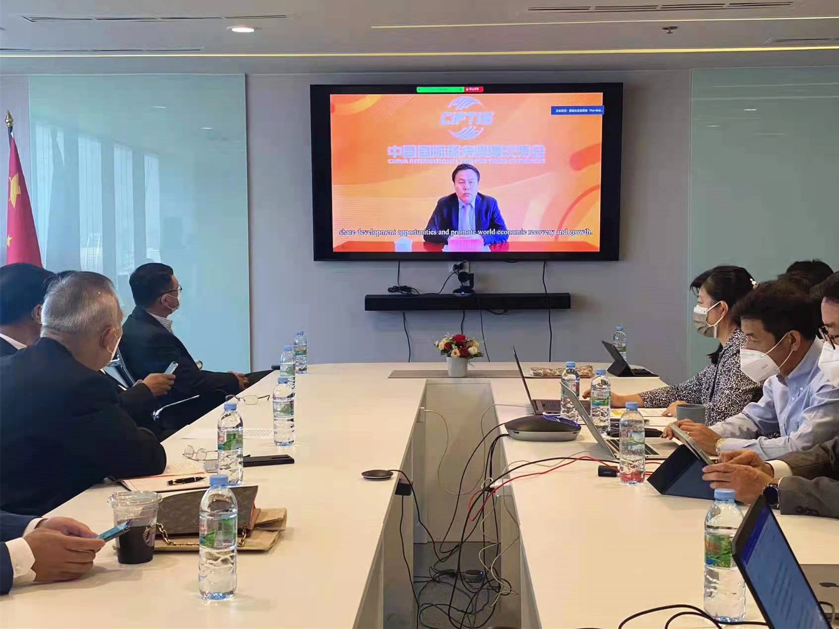 2022年服貿會聚焦數碼化和綠色低碳發展前沿趨勢，「永不落幕服貿會」泰國專題活動在京舉辦