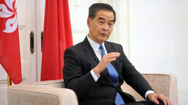 梁振英在社交媒體發文：大家都想向前看 都想香港好