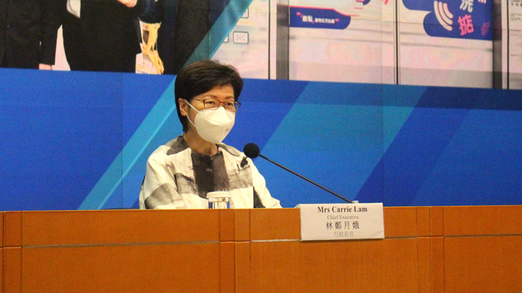 全民快測次日呈陽增373宗 林鄭：非指數式上升屬可處理範圍 