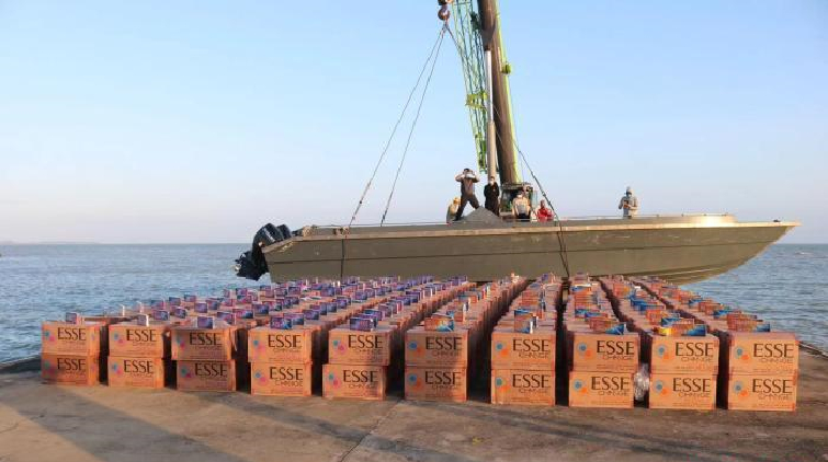 廣東海警局查獲涉嫌走私香煙4.5萬多條 涉案金額約860萬人民幣