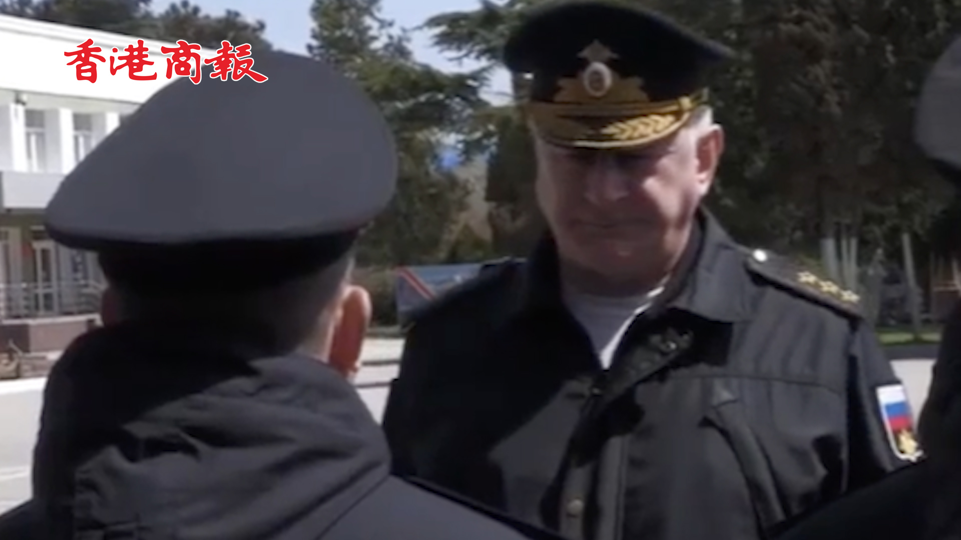 有片丨俄海軍司令會見「莫斯科」號船員：全體艦員將繼續服役