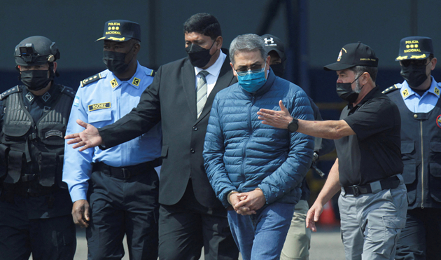 洪都拉斯前總統被引渡至美國受審