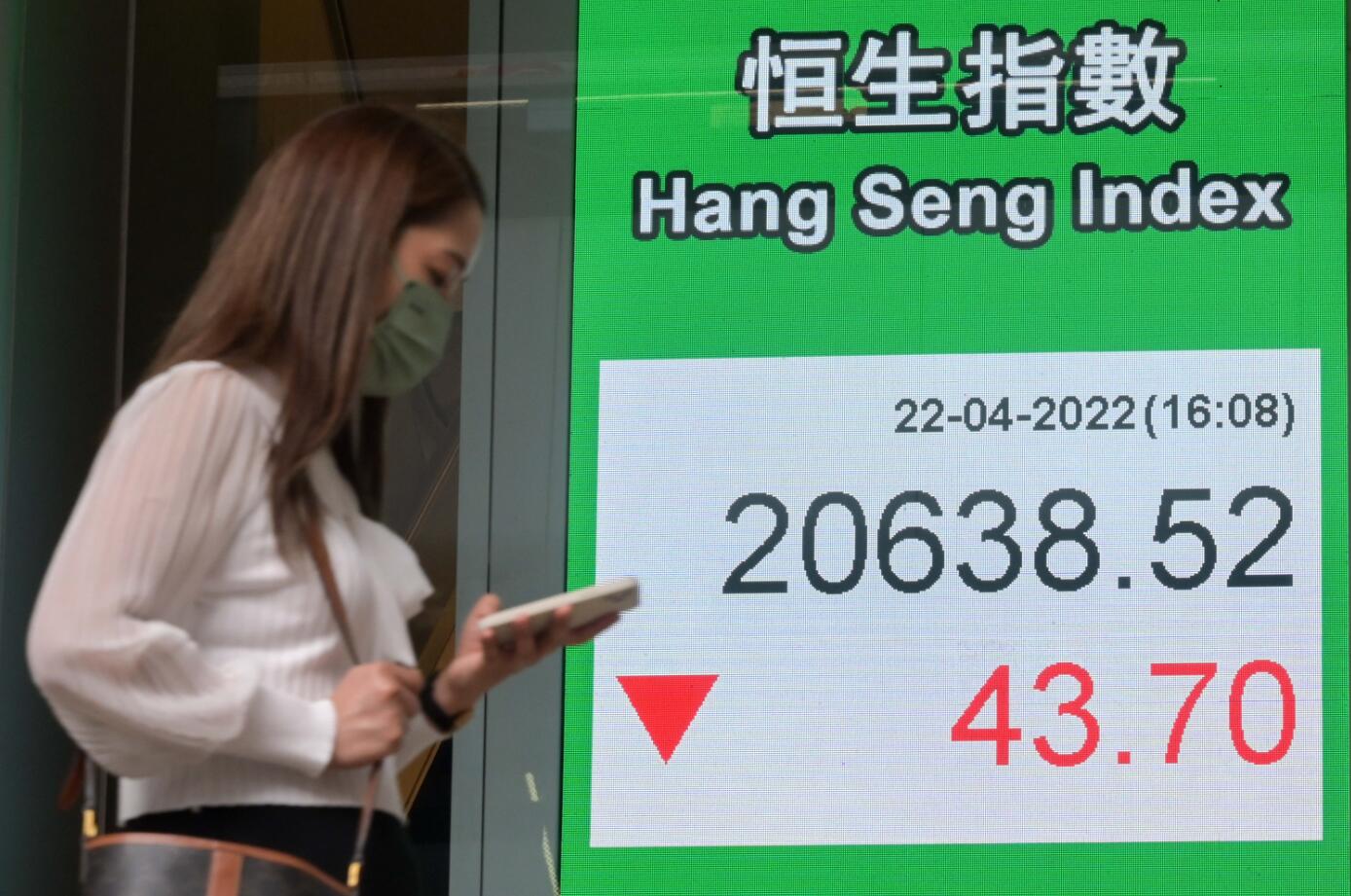 再有17家中概股面臨除牌  美聯儲「放鷹」 恒指下試2萬點