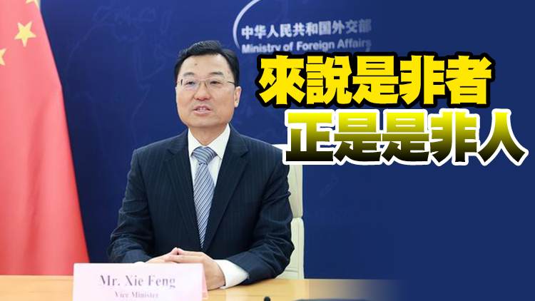 外交部副部長謝鋒：這些國家有什麼權利對中所指手畫腳？