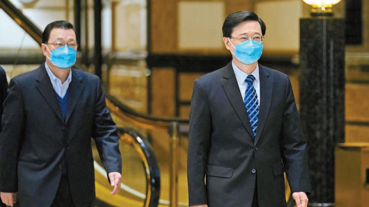 李家超期待聆聽更多香港聲音 千人造勢大會周五舉辦