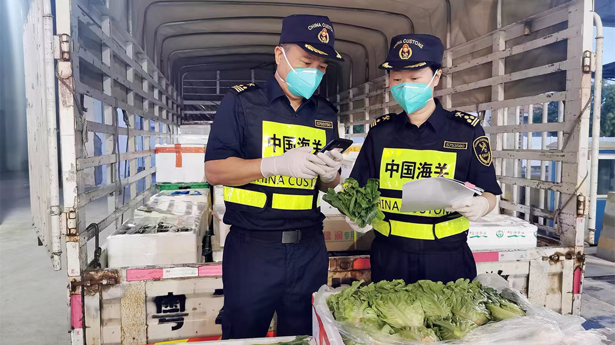 珠海拱北海關力保「五一」假期港澳民生物資暢順供應