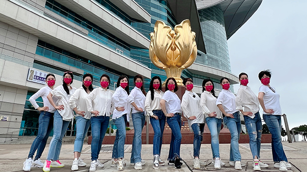 有片｜香港島婦女聯會五四制作「我相信青春之光永遠綻放」致青春