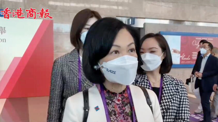 有片｜葉劉淑儀冀新屆政府盡快爭取與內地通關