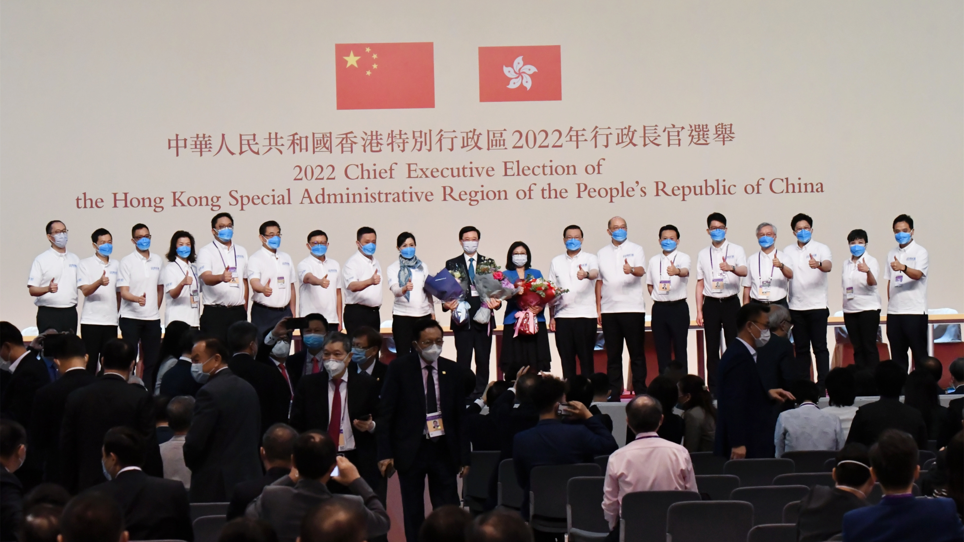 九龍婦聯祝賀李家超高票當選為第六屆行政長官人選