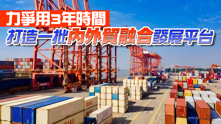 明確了！中國將開展內外貿一體化試點