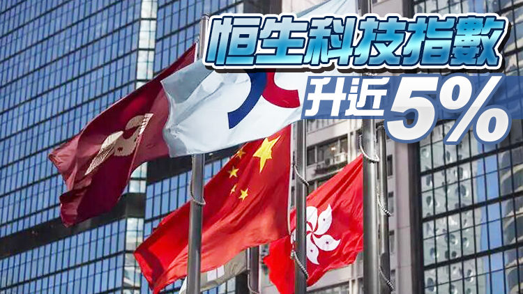 港股收市升596點 成交1226億港元