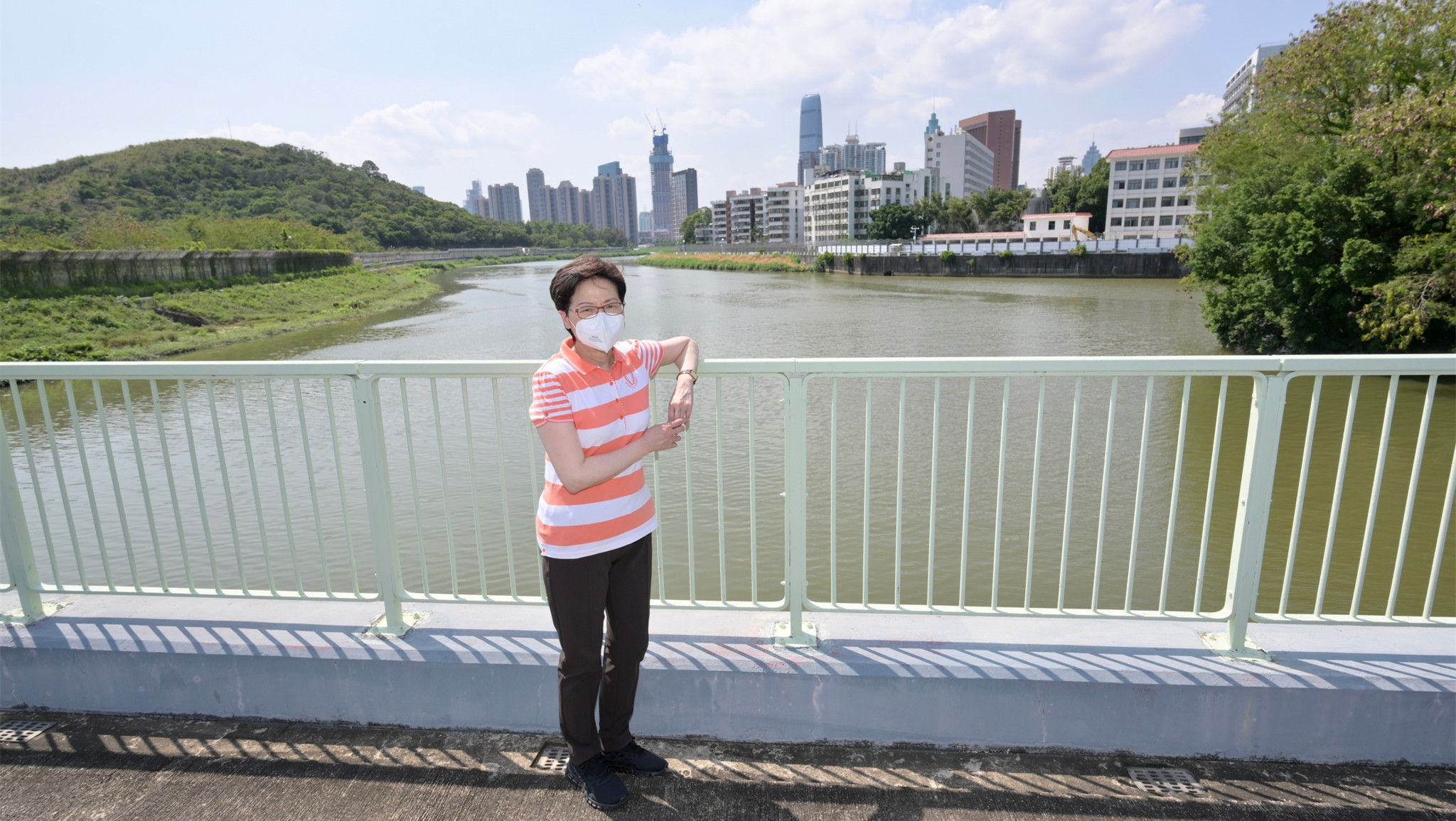 林鄭考察北區 冀日後東鐵延伸深圳帶動發展