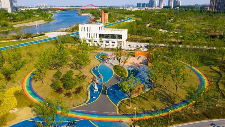 【萬水千山總是情】有片｜貨場碼頭變生態公園 南淝河右岸煥新「上線」