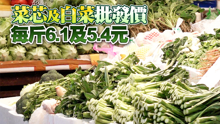 30日內地供港蔬菜逾2600公噸 鮮活食品供應充足穩定