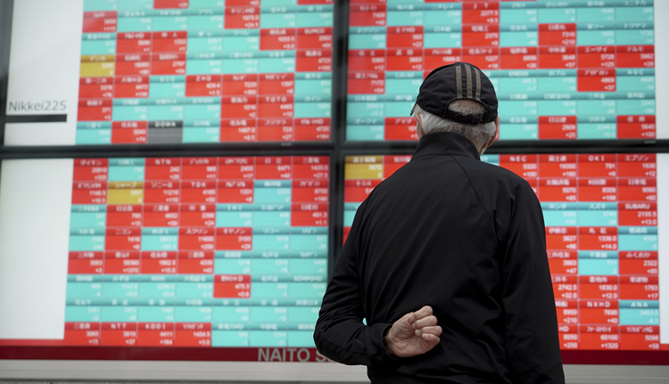 東京股市兩大股指反彈 日經股指漲347.69點